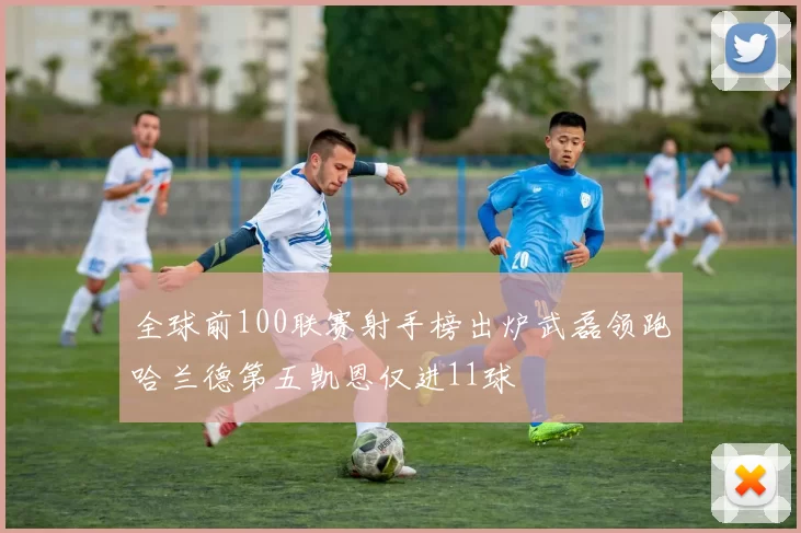 全球前100联赛射手榜出炉武磊领跑哈兰德第五凯恩仅进11球